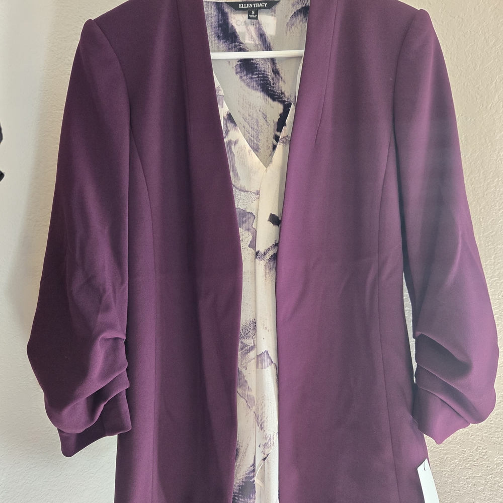 Calvin Klein Rich Purple Women's Blazer